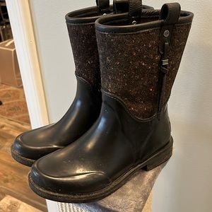 Ugg Stephanson black rain boot